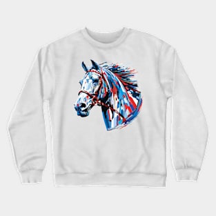 Horse Animal Freedom World Nature Beauty Abstract Crewneck Sweatshirt